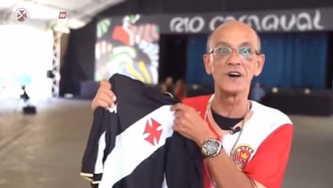 Mestre Ciça, torcedor do Vasco (Foto: Reprodução/VascoTV)