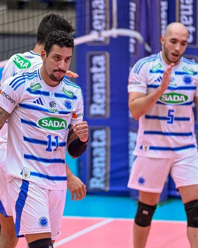 Cruzeiro está nas semifinais do Sul-Americano de vôlei (Foto: Pedro Teixeira/Vôlei Renata)