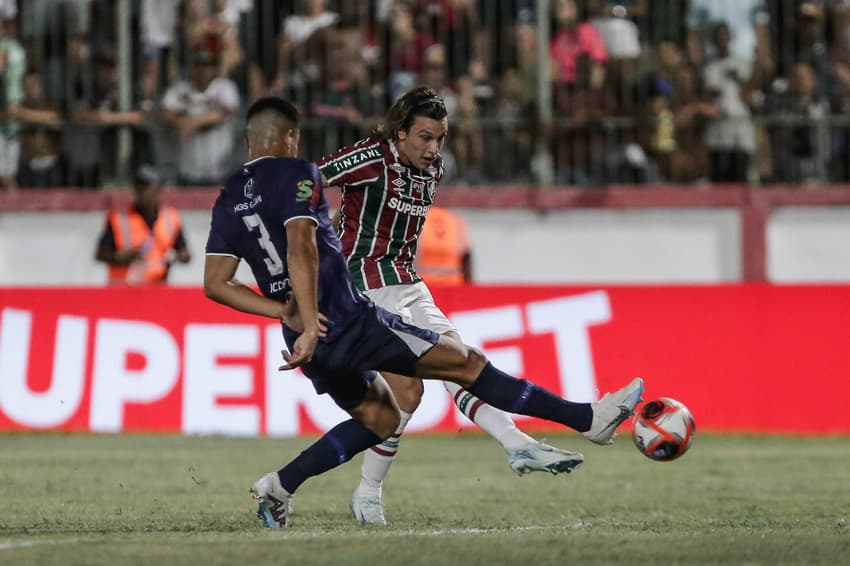 Canobbio em Fluminense x Maricá, pelo Carioca de 2025 (Foto: Lucas Merçon/FFC)