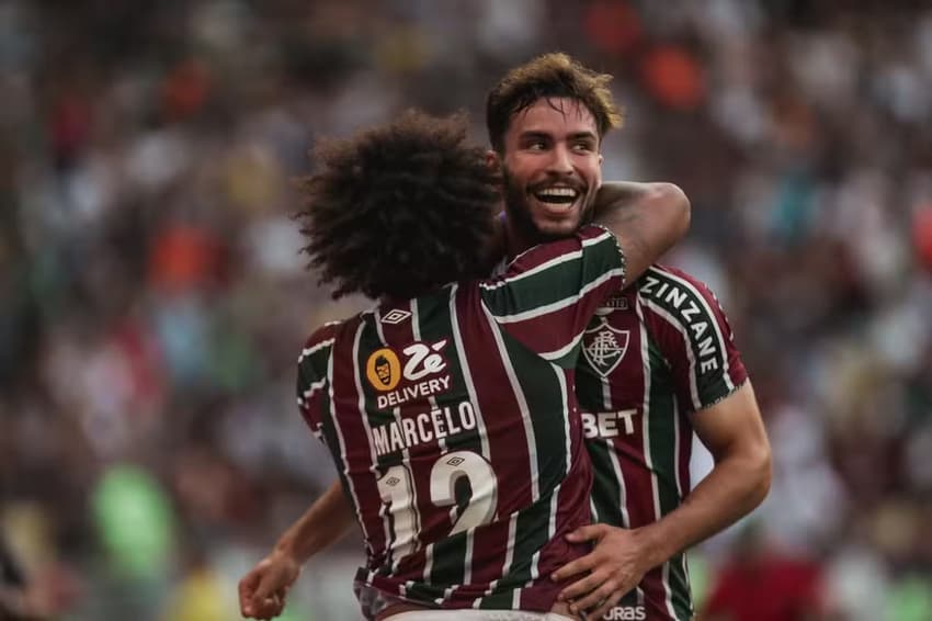 Marcelo e Martinelli em ação pelo Fluminense (Lucas Merçon/ Fluminense FC)