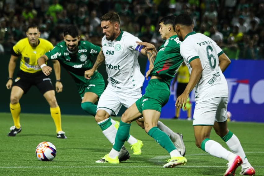 Palmeiras e Guarani se enfrentam no Paulistão (Foto: (Foto: Vinicius Nunes/AgÃªncia F8/Gazeta Press) 
