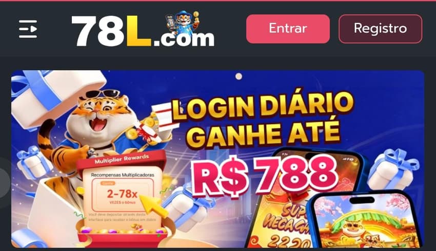 Captura de tela de uma plataforma do tigrinho ilegal.