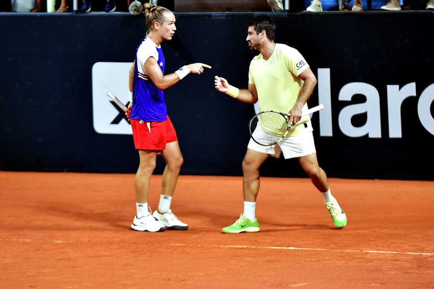 Rafael Matos e Orlando Luz no Rio Open (Foto: Fotojump)