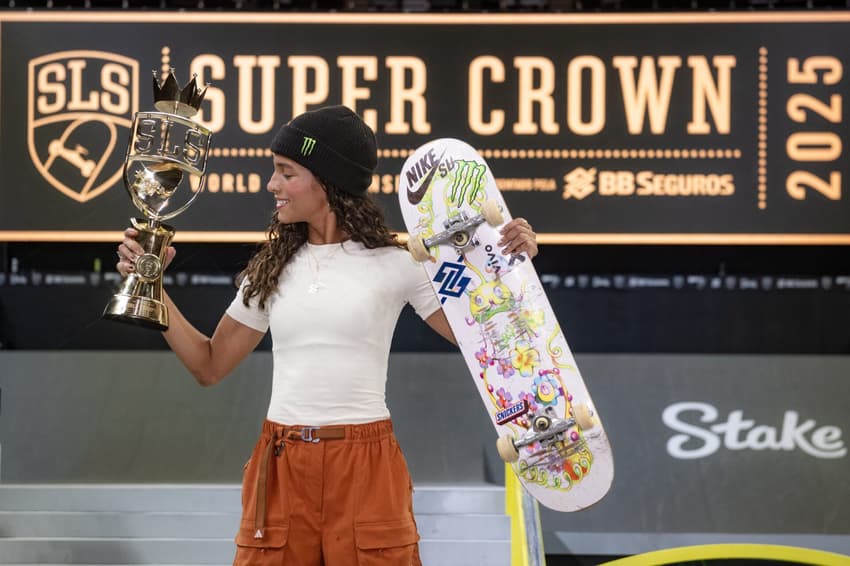 Rayssa Leal é campeã do SLS Super Crown 2025 (Foto: Divulgação)