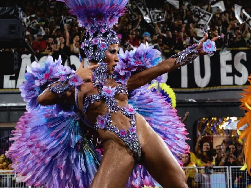 Sabrina Sato em desfile da Gaviões da Fiel no Carnaval (Foto: Reprodução/Instagram)