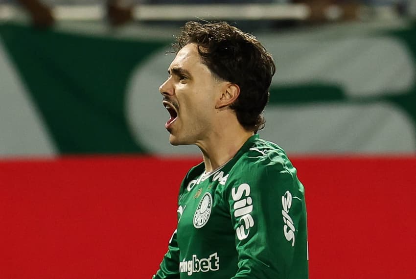 Mauricio marcou o primeiro gol da vitória do Palmeiras (Foto: Cesar Greco/Palmeiras)