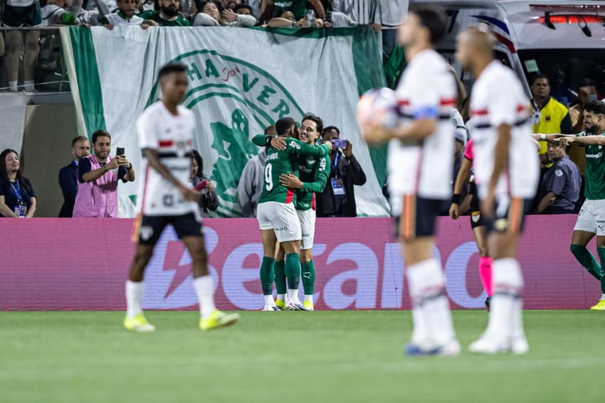 Maurício abriu o placar em Palmeiras x São Paulo (Foto: JHONY INACIO/AGENCIA ENQUADRAR)