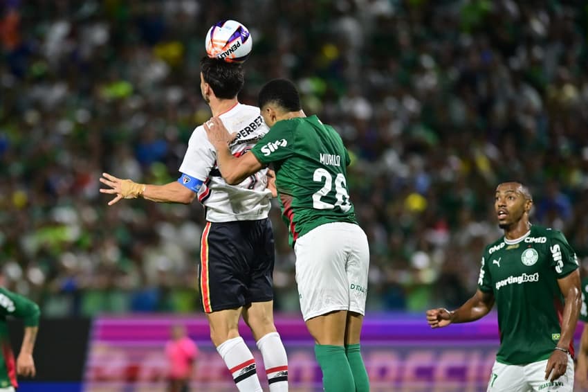 São Paulo foi eliminado pelo Palmeiras na Arena Barueri (Foto: Eduardo Carmim/Photo Premium/Gazeta Press) <br>