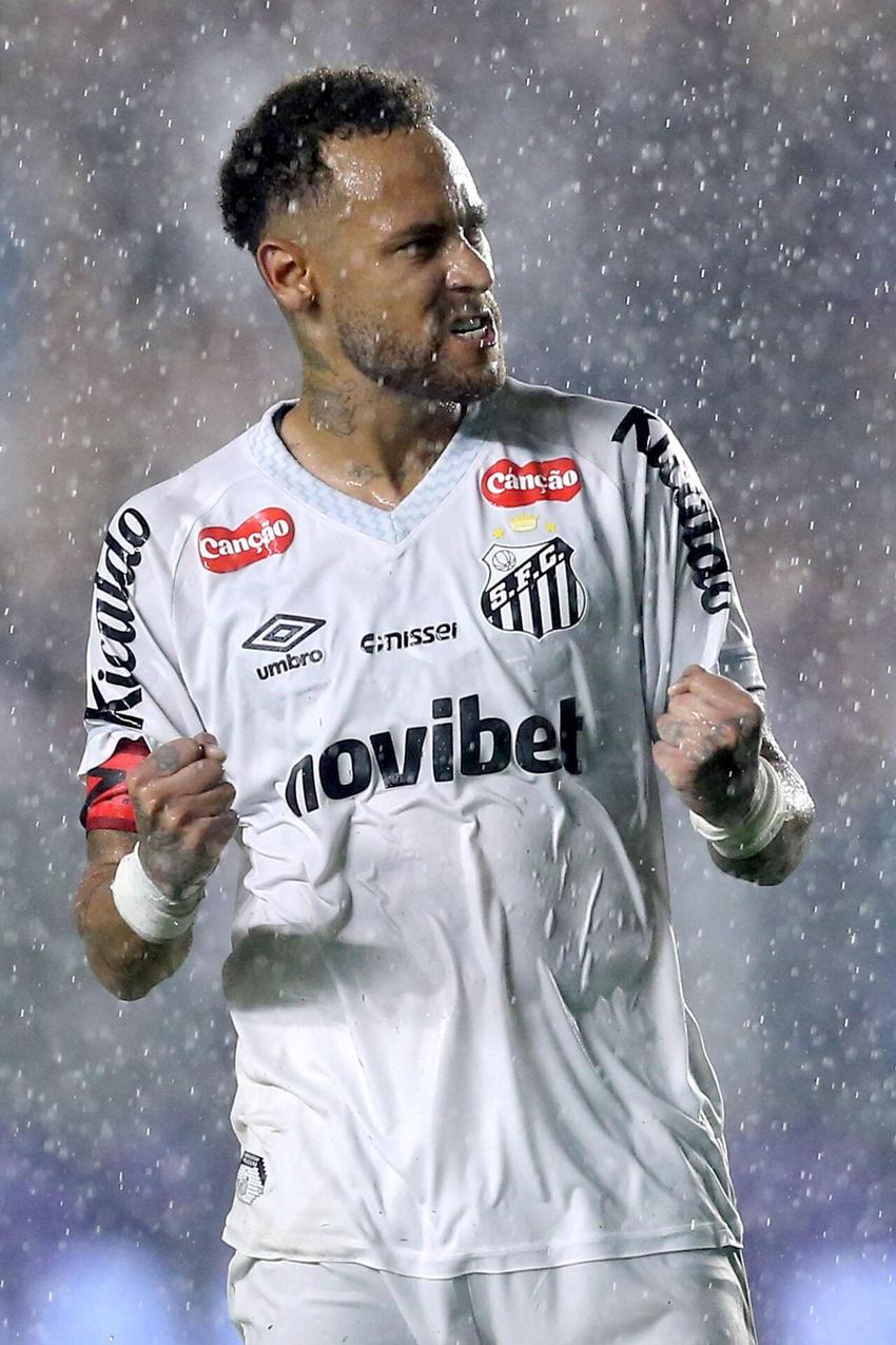 Neymar entrou recentemente na lista de top-10 maiores artilheiros do Santos. (Foto: Guilherme Dionizio/Código19/Gazeta Press)
