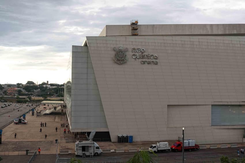 Neo Química Arena, estádio do Corinthians, recebe duelo com o Coritiba (Foto: Jefferson Aguiar/Pera Photo Press/Gazeta Press)