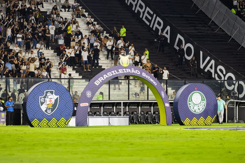 Vasco x Palmeiras partida válida pela quinta rodada do Campeonato Brasileiro (Foto: Alexandre Maia/Gazeta Press)