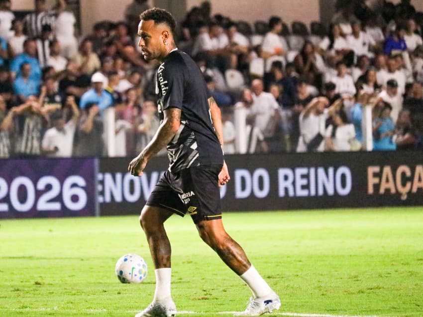 Neymar atuou em cinco partidas nesta temporada pelo Santos. (Foto: Thaísa Gigo/ Mochila Press/ Gazeta Press)