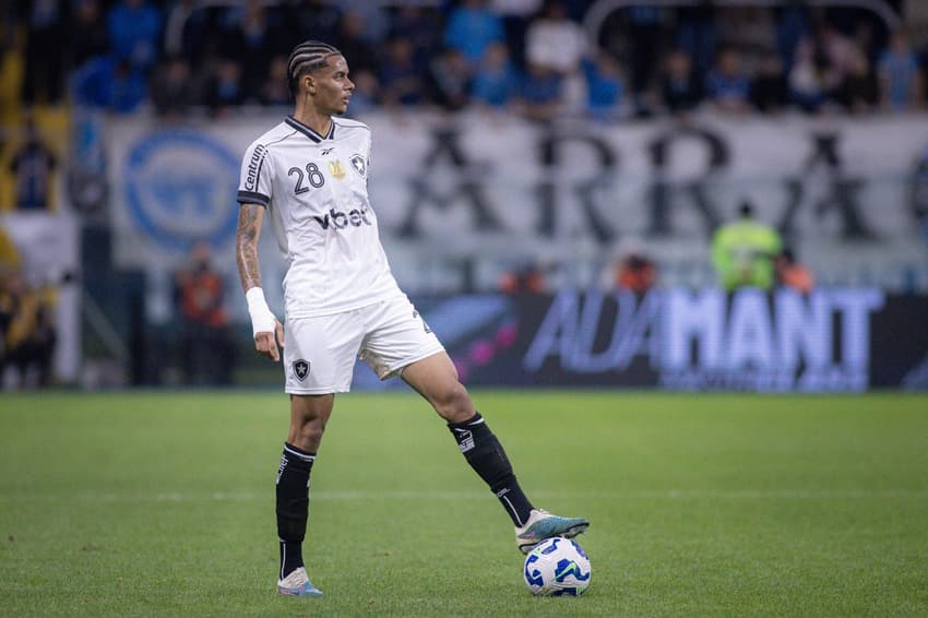 Newton chegou ao Botafogo em 2024. (Foto:  Maxi Franzoi/Agif/Gazeta Press)