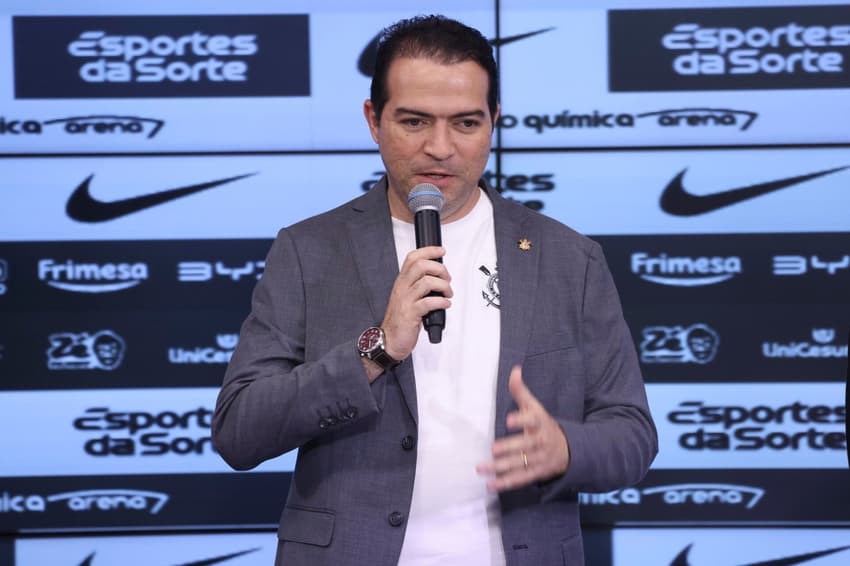 Marcelo Paz, executivo de futebol do Corinthians (Foto: Leco Viana/Thenews2/Gazeta Press)