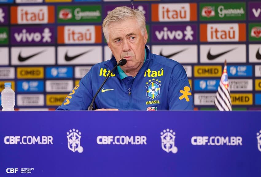 Carlo Ancelotti está em sete jogos no Brasileirão (Foto: Rafael Ribeiro/CBF)