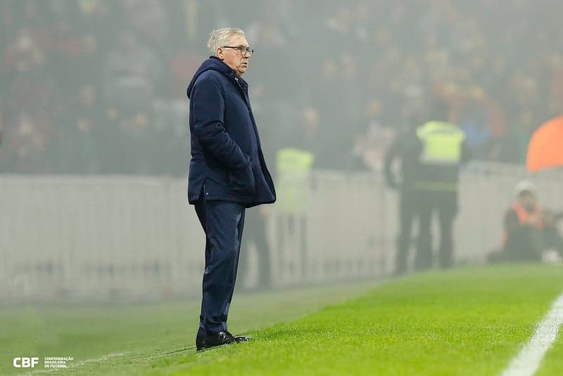 Ancelotti foi eleito em 2024 o 'Técnico do Ano' pela Fifa. (Foto: Rafael Ribeiro/ CBF)