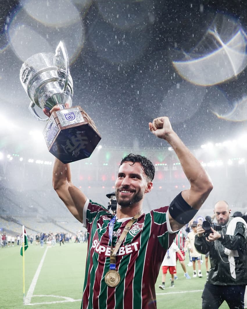 Martinelli comemora título pelo Fluminense (Foto: Marcelo Gonçalves/ Fluminense FC)