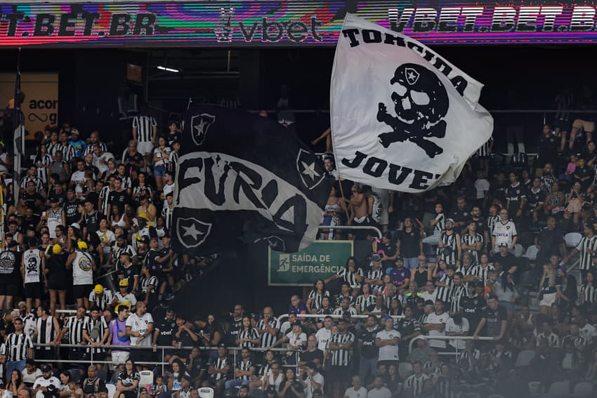 Torcida do Botafogo no Nilton Santos (Foto: Arthur Barreto/Botafogo)