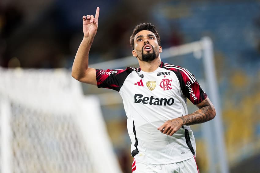Comemoração de Lucas Paquetá em Madureira x Flamengo (Foto: Gilvan de Souza/Flamengo)