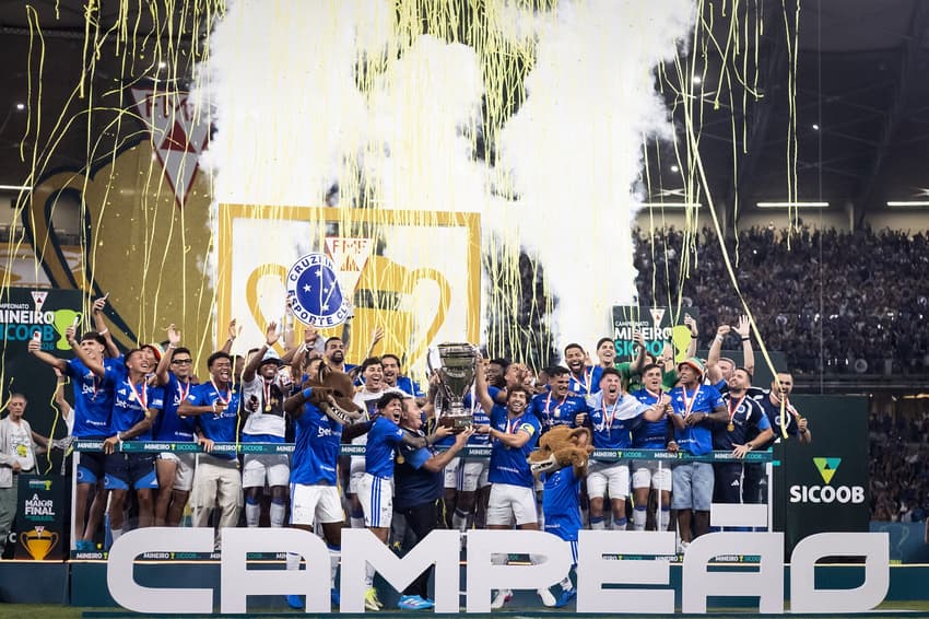 Cruzeiro campeão mineiro (Foto: Gustavo Aleixo/Cruzeiro) 