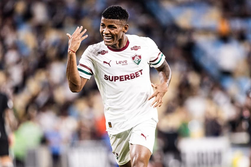 Hércules comemora gol em Vasco x Fluminense (Foto: Marina Garcia/ Fluminense FC)