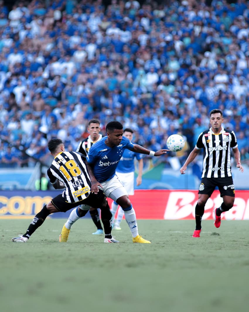 Cruzeiro x Santos no Mineirão (Foto: Gustavo Aleixo/Cruzeiro)