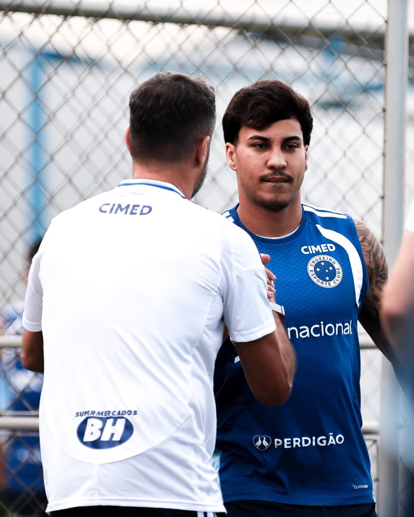 Artur Jorge e Kaio Jorge (Foto: Gustavo Martins/ Cruzeiro)