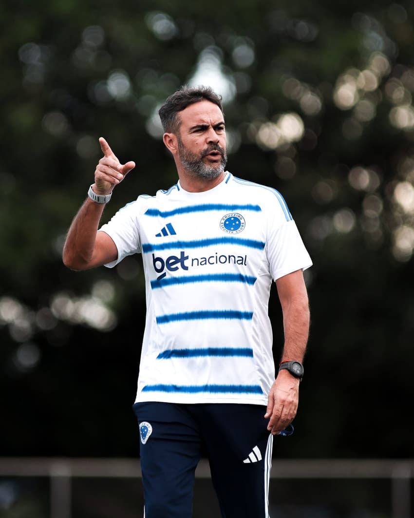 Artur Jorge e Kaio Jorge (Foto: Gustavo Martins/ Cruzeiro)