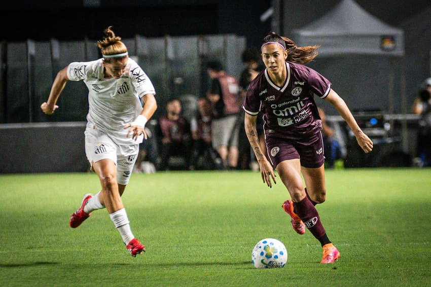 Santos e Ferroviária ficam no empate pelo Brasileirão Feminino. (Foto: Rafael Zocco / Ferroviária)