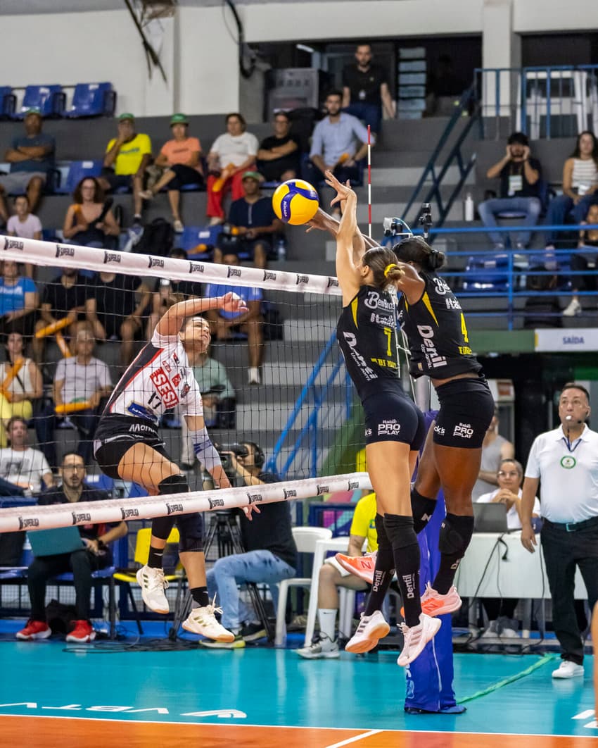 Praia Clube x Sesi Bauru pela Superliga Feminina 25/26 (Foto: Bruno Cunha/Praia Clube)