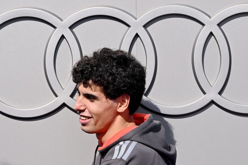 O brasileiro Gabriel Bortoleto às vésperas do GP da Austrália de Fórmula 1 (Foto: WILLIAM WEST / AFP)