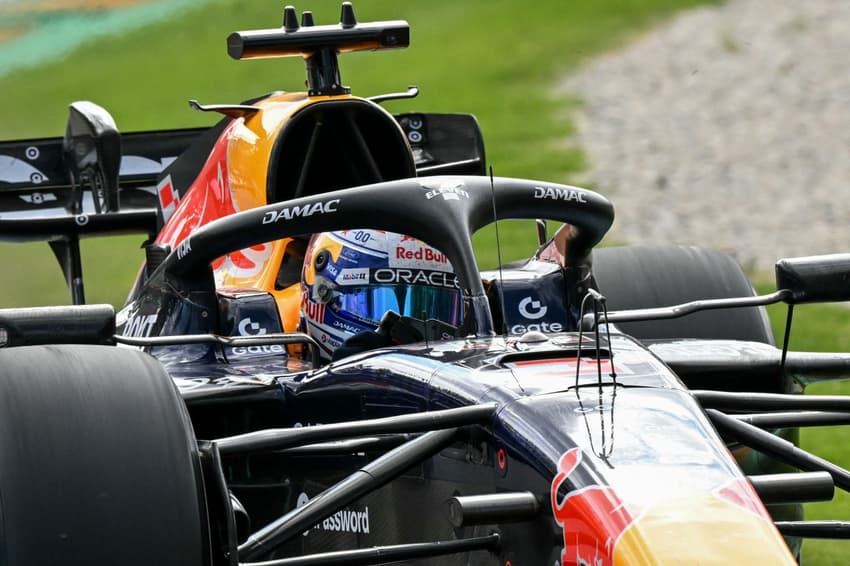 Max Verstappen, da Red Bull, durante o GP da Austrália de F1 (Foto: Paul Crock/ AFP)