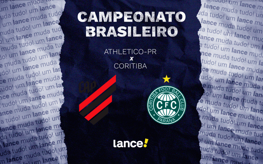 Athletico-PR e Coritiba se enfrentam pelo Brasileirão (Foto: Arte/Lance!)
