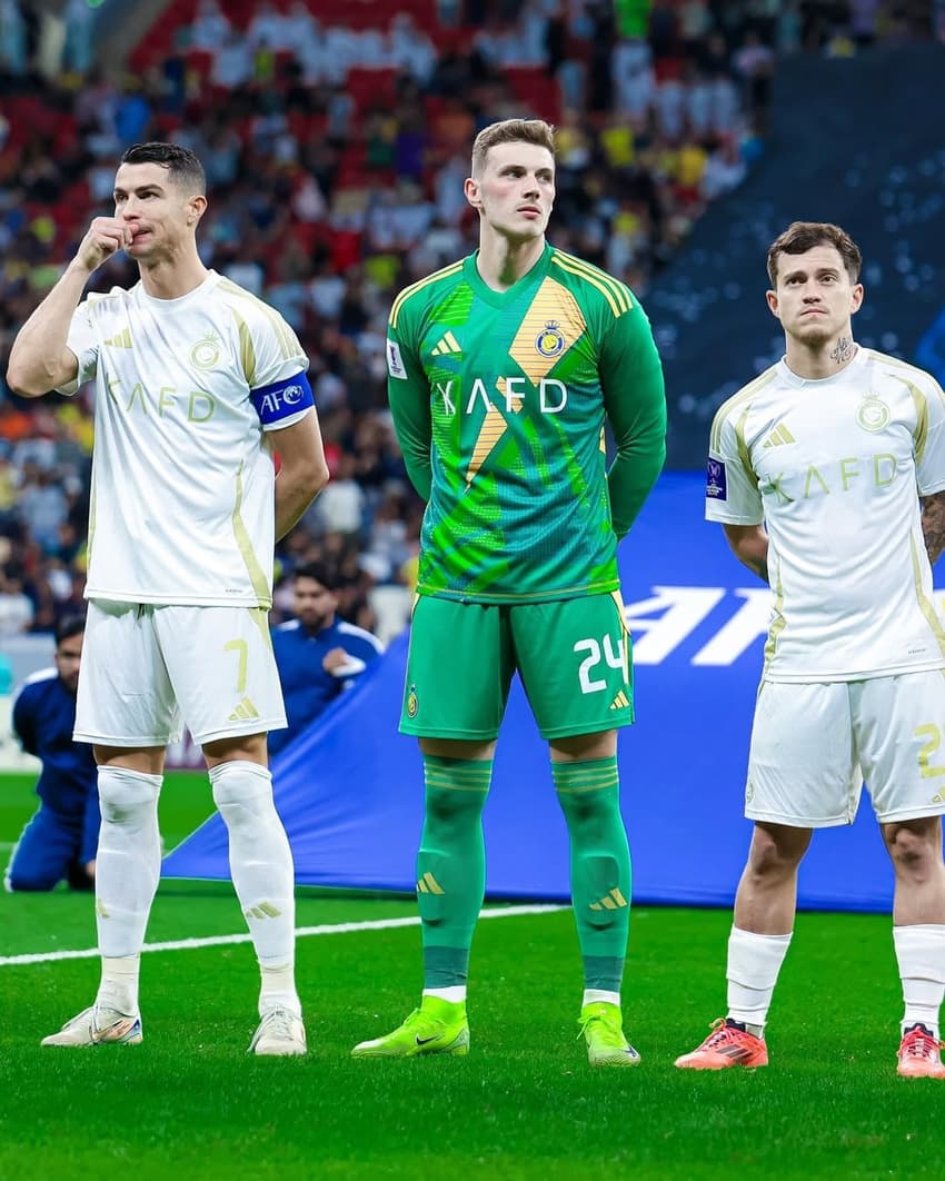 Bento e Cristiano Ronaldo, no Al-Nassr (Foto: Reprodução/Instagram)