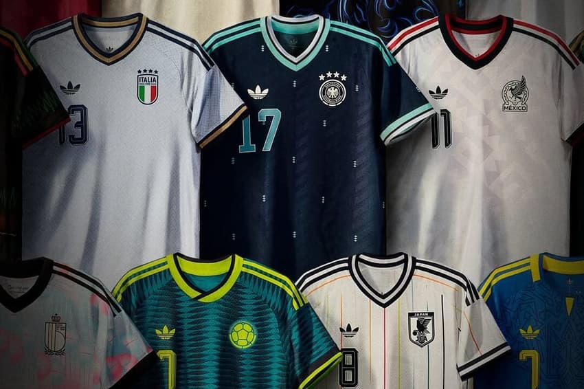 Camisas 2 de seleções da Adidas para a Copa do Mundo (Foto: Divulgação / Adidas)