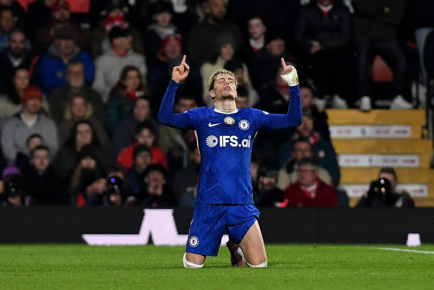 Chelsea venceu o Wrexham por 4 a 2 na Copa da Inglaterra (Foto: PETER POWELL / AFP)