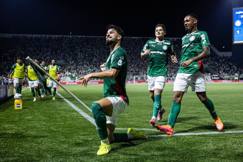 Palmeiras vence Novorizontino e abre vantagem rumo ao título do Paulistão (Foto: JHONY INACIO/Agencia Enquadrar/Gazeta Press)