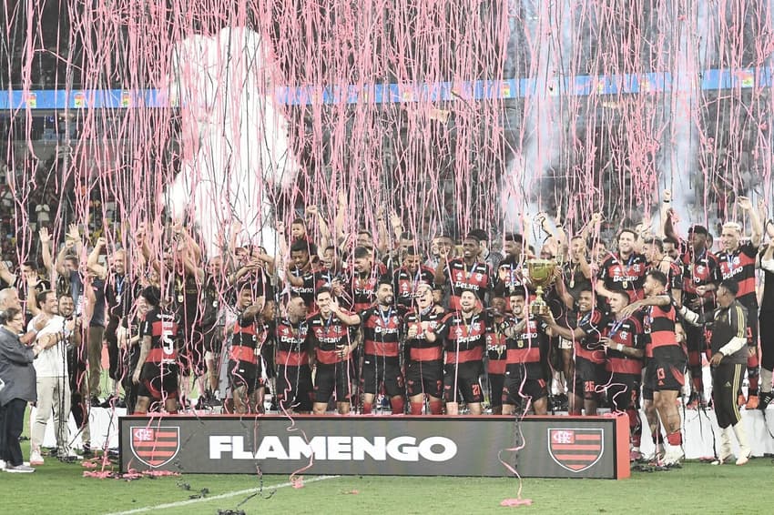 Festa do Flamengo na final do Carioca. (Foto: Alexandre Durão/Zimel Press/Gazeta Press) <br><br>Zimel Press/Zimel Press