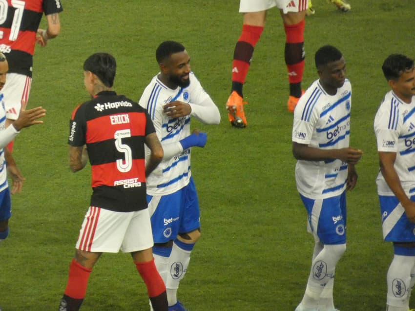 Gerson em Flamengo x Cruzeiro (Foto: Lucas Bayer/Lance!)
