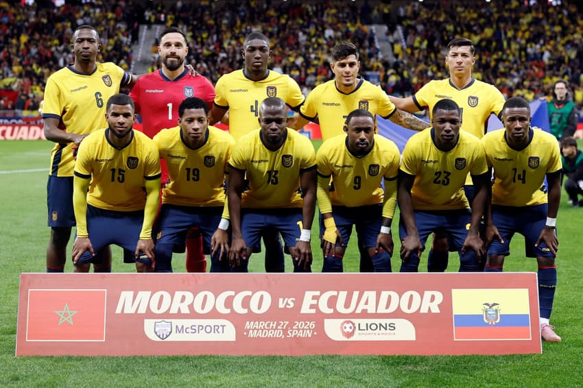 Equador e Marrocos empataram por 1 a 1 (Foto: Oscar DEL POZO / AFP)