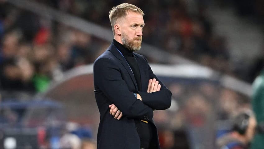 Graham Potter, técnico da Suécia com passagem pelo Chelsea (Foto: Joe Klamar / AFP)