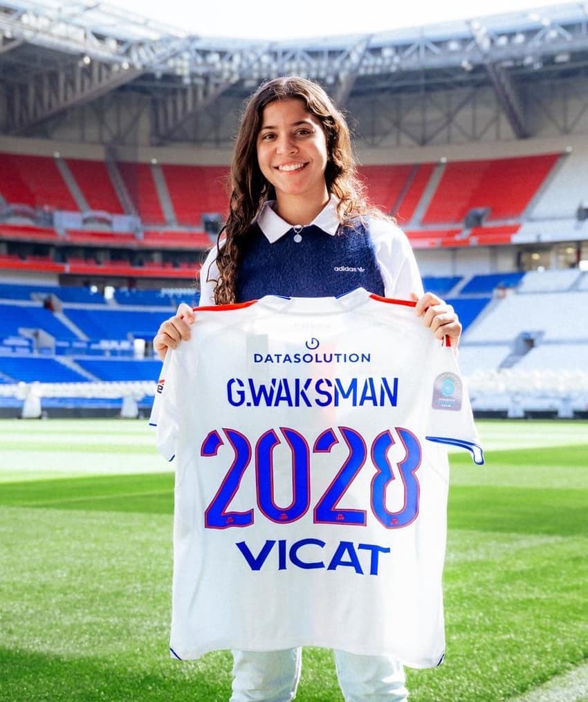 Giovanna Waksman, promessa brasileira, é anunciada pelo Lyon. (Divulgação)