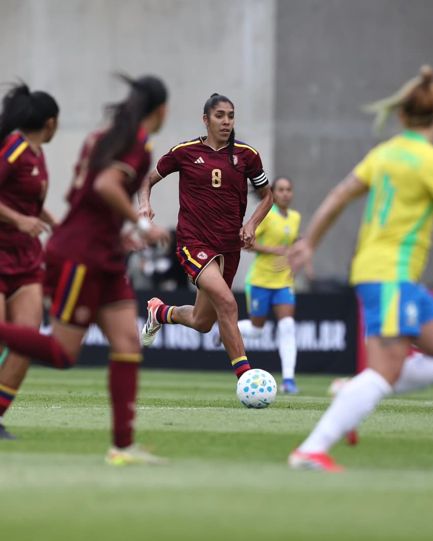 Venezuela vence o Brasil pela primeira vez. (Foto: Seleção Venezuelana/Divulgação)
