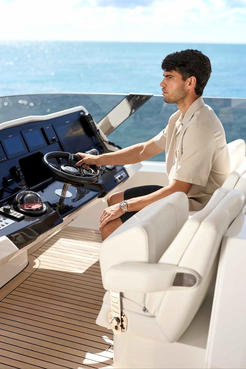 Alcaraz é dono de iate de mais de US$ 9 milhões (Reprodução)