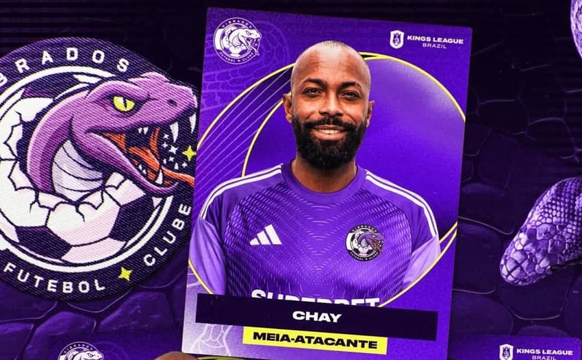 Chay, ex-Botafogo, jogará a Kings League (Foto: Reprodução)