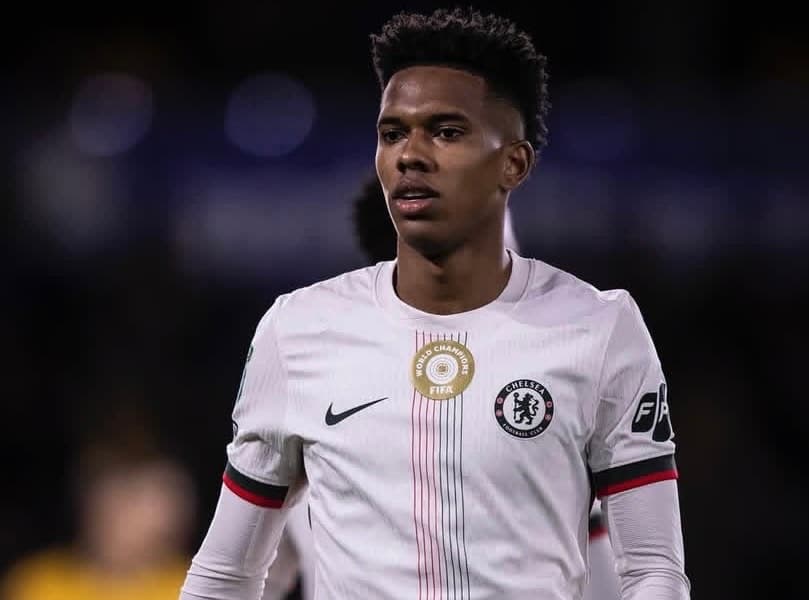 Estêvão em ação pelo Chelsea (Foto: Reprodução Instagram)