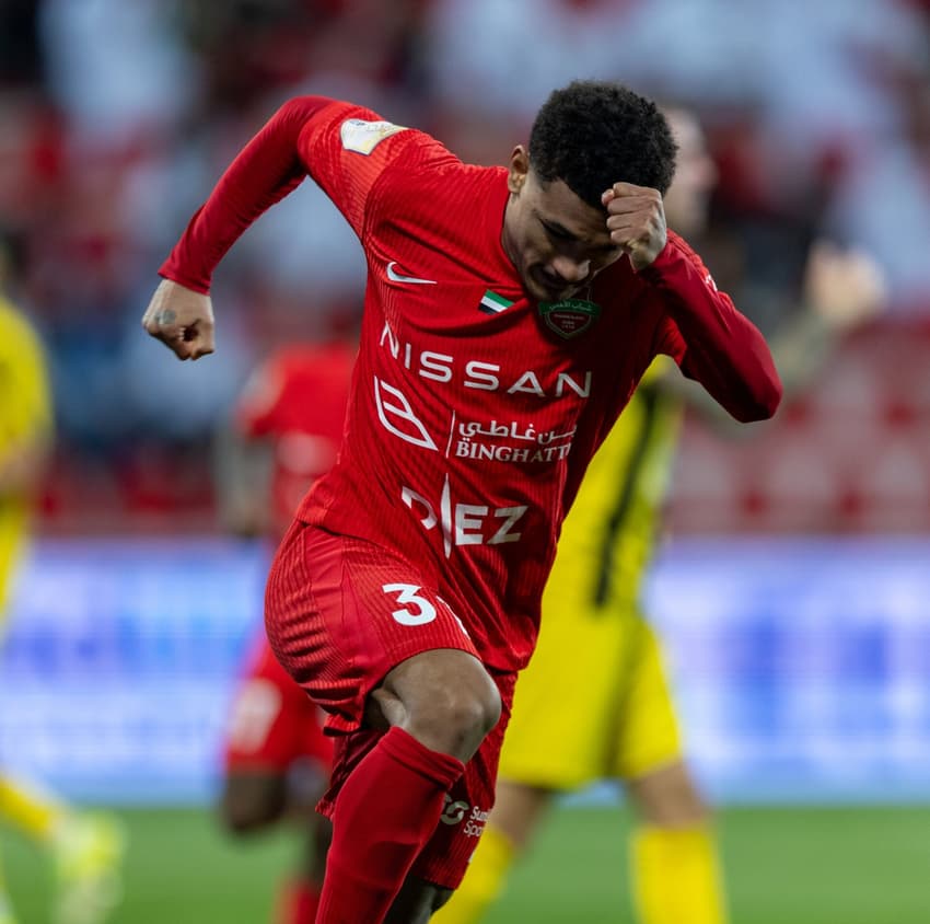 Kauan Santos brilha em goleada do Shabab Al Ahli (Foto: Divulgação/Shabab Al Ahli)