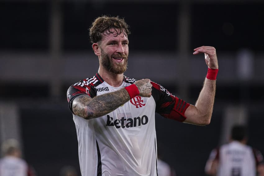 Léo Pereira em ação pelo Flamengo (Foto: Affonso Andrade/Agência F8/Gazeta Press)