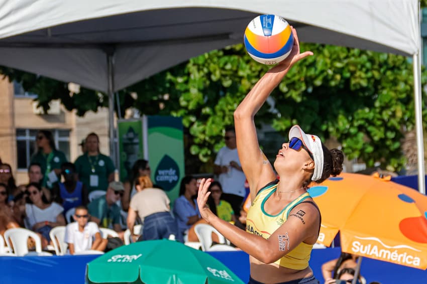 Duda Lisboa no Areia Games (Foto: Maurício Val)