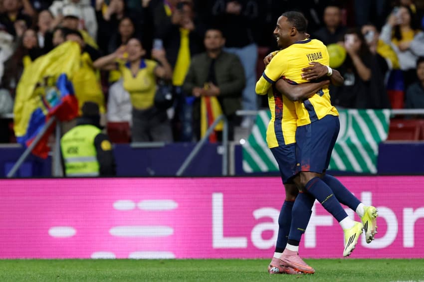 Equador e Marrocos empataram por 1 a 1 (Foto: Oscar DEL POZO / AFP)